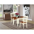 Pemberly Row 3-Piece Wood Dining Set with Buttermilk and Cherry Finish