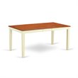 Pemberly Row 7-Piece Wood Dining Set in Buttermilk/Cherry Finish