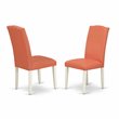 Pemberly Row 3-Piece Dining Room Set in Linen White Wood Finish