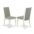 Pemberly Row 3-Piece Wood Table and Dining Chair Set in Linen White
