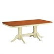 Pemberly Row 5-Pc Cherry Dining Set with Slat Back Chairs & Expansion Leaf