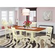 Pemberly Row 5-Piece Wood Dining Set in Buttermilk and Cherry