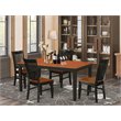 Pemberly Row 5-Piece Wood Dining Set in Black/Cherry