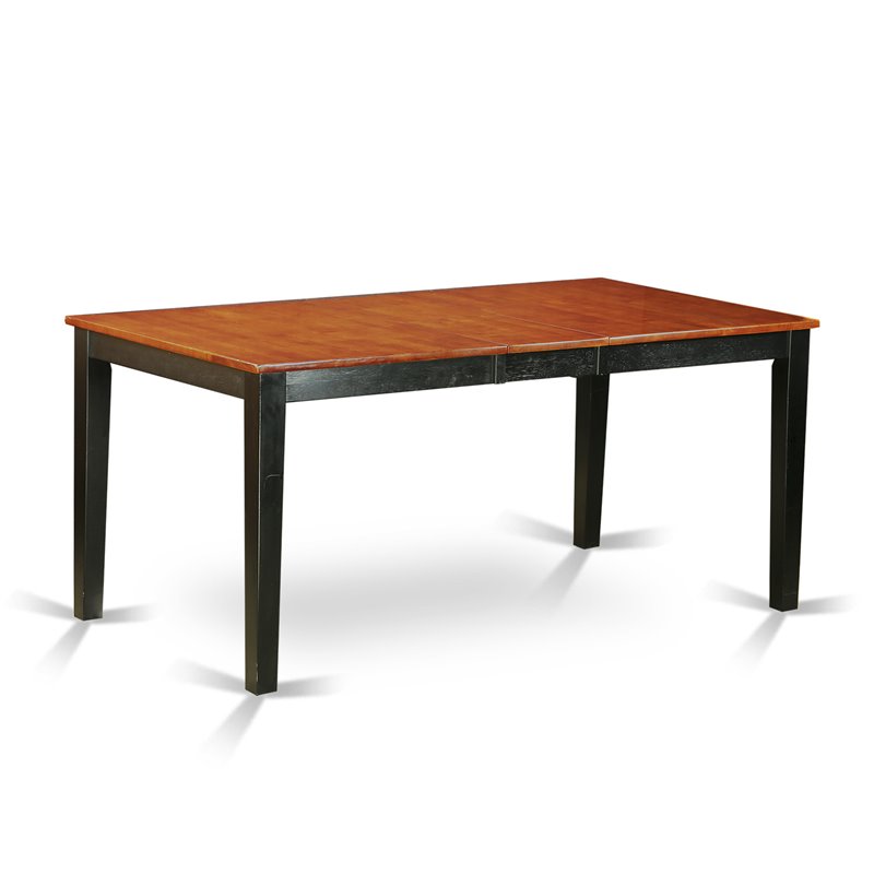 Pemberly Row 5-Piece Chair and Dining Table Set in Black/Cherry