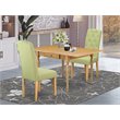 Pemberly Row 3-Piece Wood Dining Set with Drop Leaves in Oak Finish
