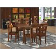 Pemberly Row 7-Piece Wood Dining Room Set with Mahogany Finish
