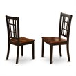 Pemberly Row 5-Piece Wood Kitchen Table Set in Black & Cherry Finish