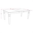 Pemberly Row 5-Piece Wood Kitchen Table Set in Black & Cherry Finish