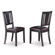 Pemberly Row 5-Piece Traditional Wood Dining Table Set in Black