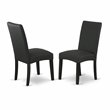 Pemberly Row 5-Piece Traditional Wood Dining Set in Black
