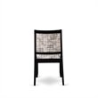 Pemberly Row 5-Piece Dining Set in Wire Brushed Black Finish