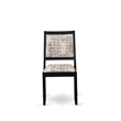 Pemberly Row 5-Piece Dining Set in Wire Brushed Black Finish