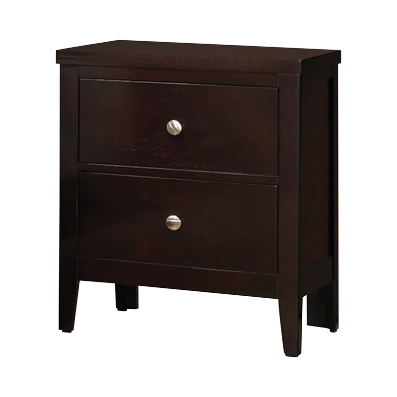 Pemberly Row 4-Piece Full Bedroom Set in Warm Cappuccino Finish