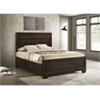 Pemberly Row Wood Queen Storage Panel Bed in Dark Cocoa Finish