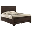 Pemberly Row Wood Queen Storage Panel Bed in Dark Cocoa Finish