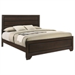 Pemberly Row Wood Eastern King Panel Bed in Dark Cocoa Finish