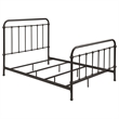 Pemberly Row Traditional Metal Full Spindle Bed in Dark Bronze