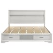Pemberly Row 51-Inch Eastern King Storage Panel Bed in White
