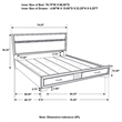 Pemberly Row 51-Inch California King Storage Panel Bed in Black