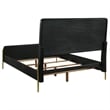 Pemberly Row 4-Piece California King Rattan Set in Black and Natural