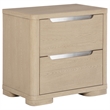 Pemberly Row 4-Piece Eastern King Bedroom Set in Light Elm Finish