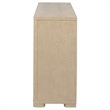 Pemberly Row Contemporary 6-Drawer Bedroom Dresser in Light Elm