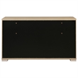 Pemberly Row Contemporary 6-Drawer Bedroom Dresser in Light Elm
