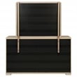 Pemberly Row 6-Drawer Dresser and Mirror Set in Light Elm Finish