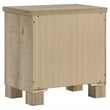 Pemberly Row 2-Drawer Nightstand Bedside Table in Weathered Oak