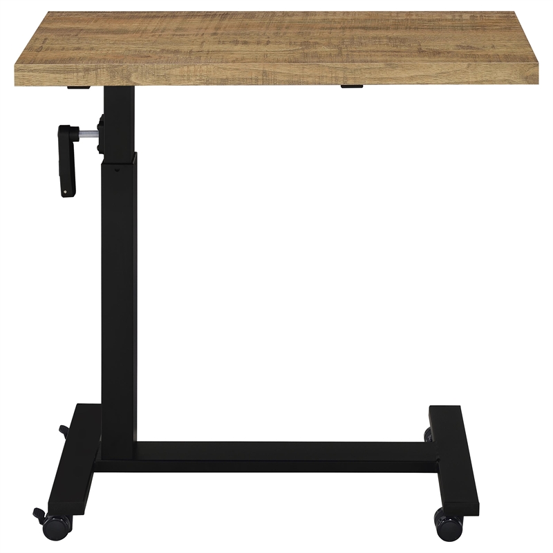 Pemberly Row Height-Adjustable Mobile Bedroom C-Table in Mango