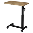 Pemberly Row Height-Adjustable Mobile Bedroom C-Table in Mango