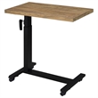 Pemberly Row Height-Adjustable Mobile Bedroom C-Table in Mango