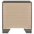 Pemberly Row 2-Drawer Nightstand Bedside Table in Brown Oak Finish
