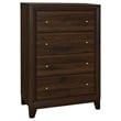 Pemberly Row 5-Piece California King Bedroom Set in Walnut Finish