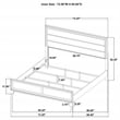 Pemberly Row 50-Inch Upholstered California King Bed in Walnut