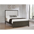 Pemberly Row 59-Inch Eastern King Panel Bed in Dark Cocoa Finish