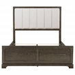 Pemberly Row 59-Inch Eastern King Panel Bed in Dark Cocoa Finish