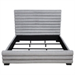 Pemberly Row 58-Inch Boucle Upholstered Eastern King Bed in Grey