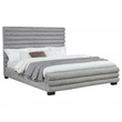 Pemberly Row 58-Inch Boucle Upholstered California King Bed in Grey
