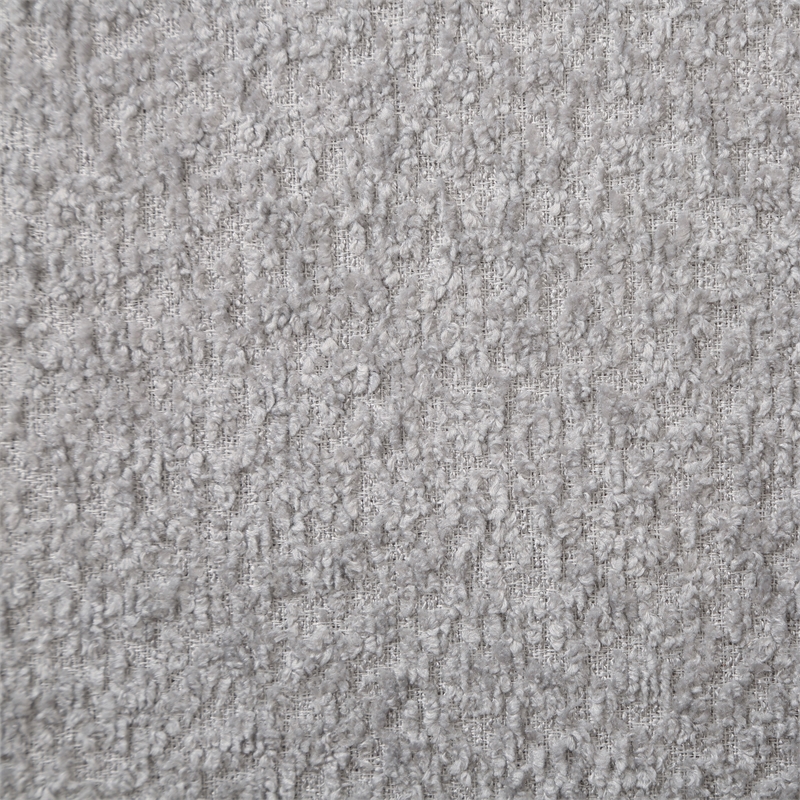 Pemberly Row 58-Inch Boucle Upholstered California King Bed in Grey