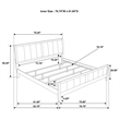 Pemberly Row 51-Inch Upholstered Eastern King Bed in Dark Cocoa