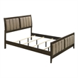 Pemberly Row 51-Inch Upholstered Eastern King Bed in Dark Cocoa