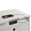 Pemberly Row 2-Drawer Solid Rubberwood Bedroom Nightstand in White