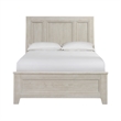 Pemberly Row Solid Spruce Wood Queen Storage Bed in Washed Linen
