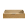 Pemberly Row Oak Veneer Under-Bed Storage Drawers in Natural Oak - Set of 2