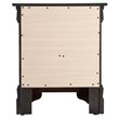 Pemberly Row Modern 2-Drawer Nightstand in Black Veneer Finish