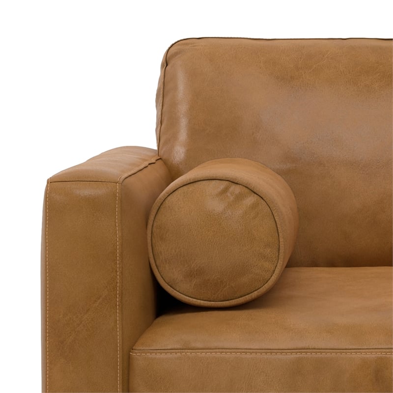 Pemberly Row 42 Inch Wide Mid-Century Modern Arm Chair in Sienna