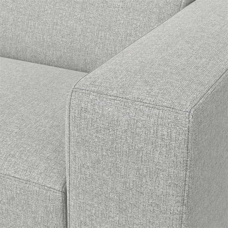 Pemberly Row Right-Arm Sofa Module in Pale Grey Performance Fabric