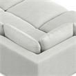 Pemberly Row Pit Sectional Sofa with Ottoman in Cloud Grey Performance Fabric