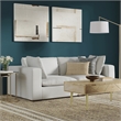 Pemberly Row 2-Seater Modular Sofa in Cloud Grey Performance Fabric